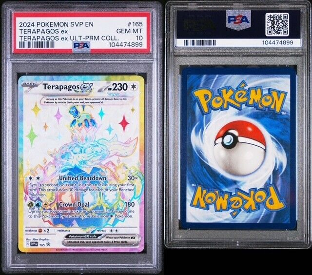Terapagos ex 165 Sv: Scarlet & Violet Promo Cards Holo PSA 10