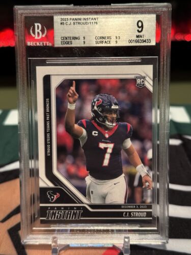 CJ Stroud 2023 Panini Instant NFL Rookie RC #68 1/1176 Texans Beckett