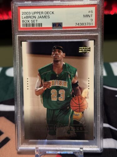 2003-04 Upper Deck - Box Set Lebron James #6 LeBron James (RC) PSA 9