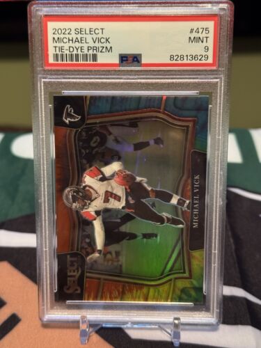 2022 Select Michael Vick Tie Dye Prizm PSA 9 POP 2!