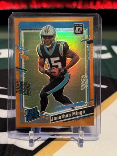 2023 Panini Donruss Optic - Rated Rookie Orange Prizm #215 Jonathan Mi