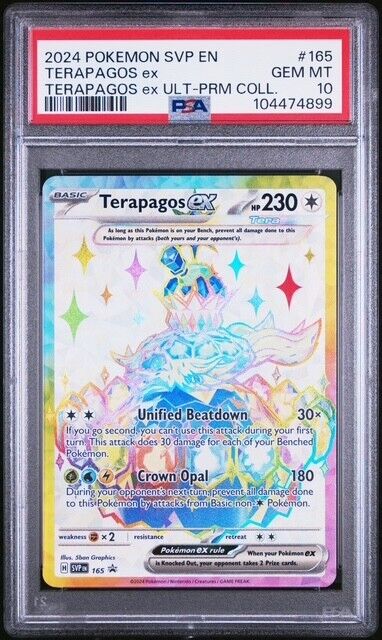 Terapagos ex 165 Sv: Scarlet & Violet Promo Cards Holo PSA 10