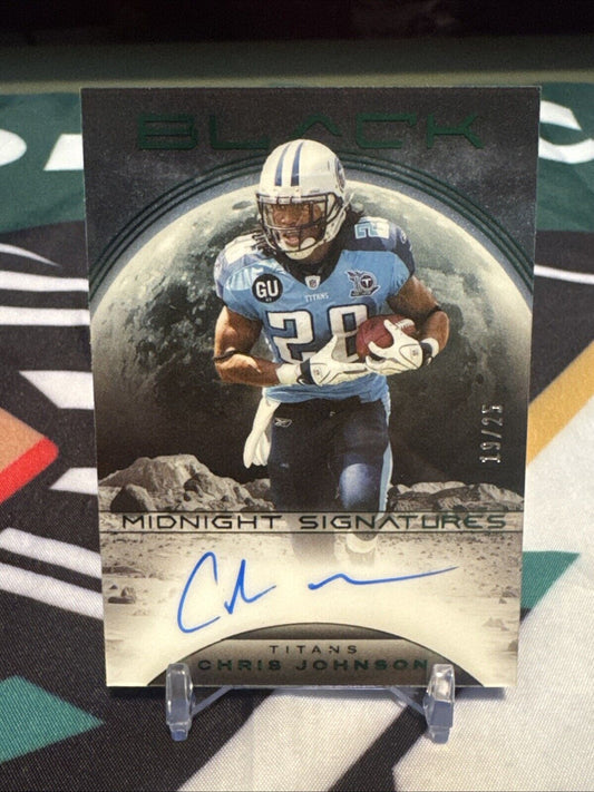 2024 Panini Black Midnight Signatures Chris Johnson /25