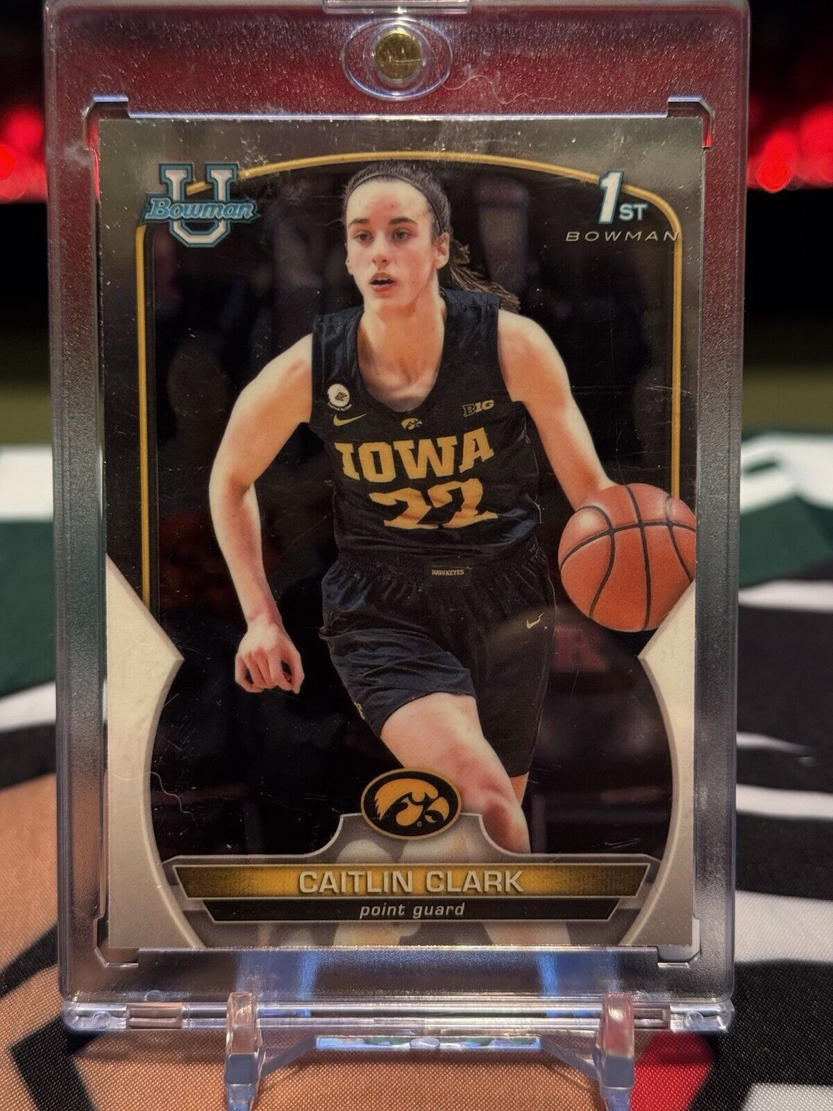 2022-23 Bowman University 1st Bowman #50 Caitlin Clark (RC)