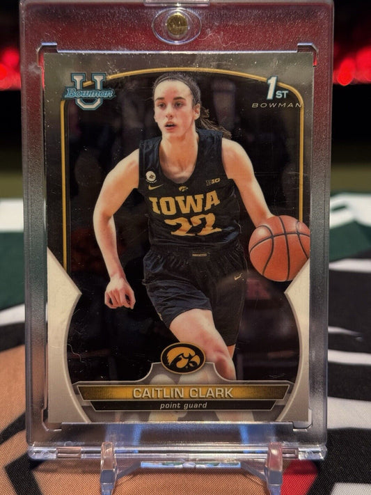 2022-23 Bowman University 1st Bowman #50 Caitlin Clark (RC)