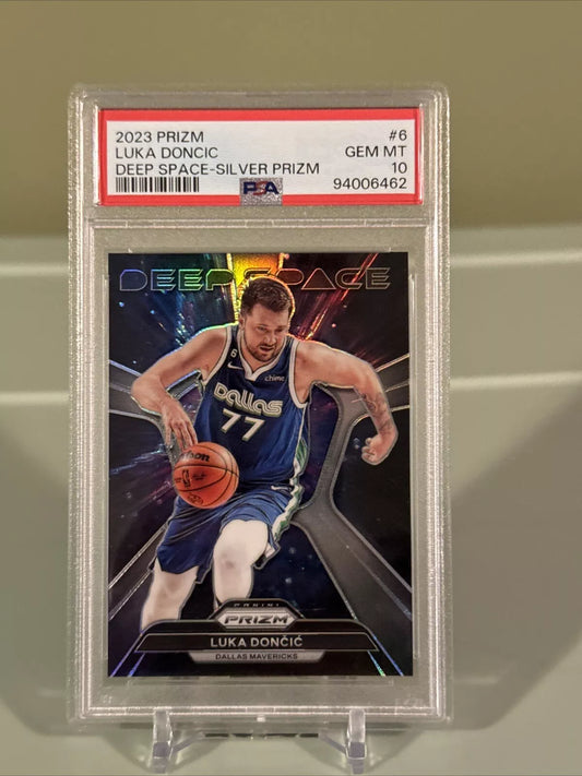 2023-24 Panini Prizm - Deep Space Silver Prizm #6 Luka Dončić