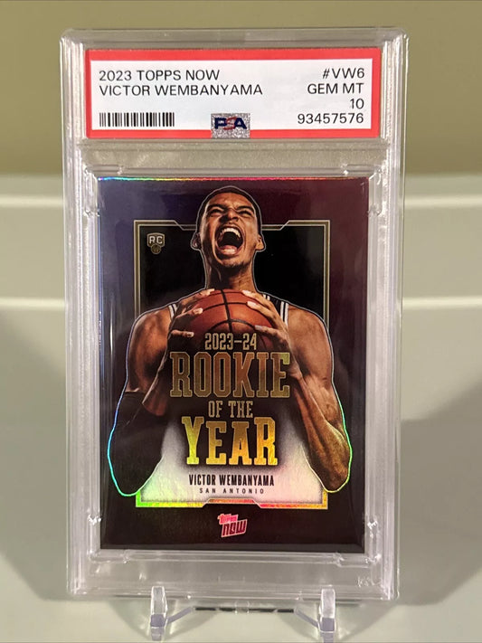 2023 Topps Now Rookie Of The Year Victor Wembanyama