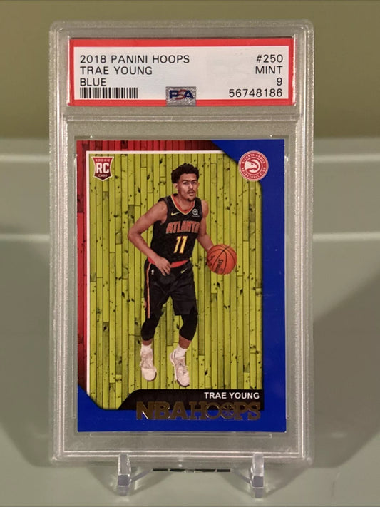 2018-19 Panini NBA Hoops - Blue #250 Trae Young (RC)