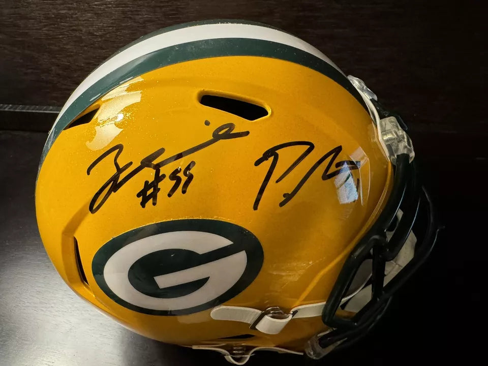 Green Bay Packers Full Size Speed Replica Helmet Smith Bros Auto