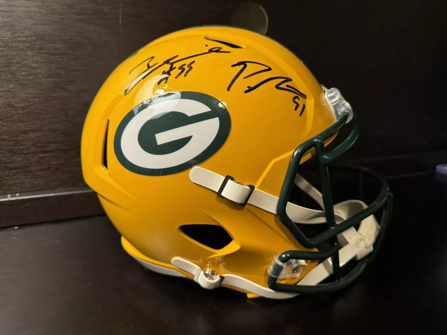 Green Bay Packers Full Size Speed Replica Helmet Smith Bros Auto